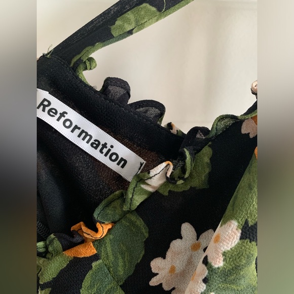 Reformation Christine Dress Clementine 4 - Picture 14 of 14